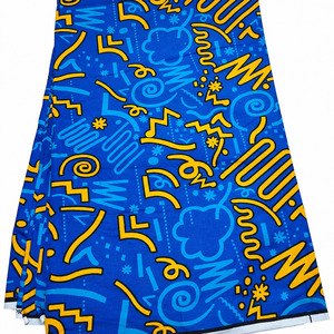 Tissu en coton imprimé africain de haute qualité, textile Ankara, tissu imprimé batik pour robes et vêtements de mode pour femmes et hommes - Product Image 3