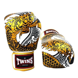 ถุงมือชกมวย MMA แบบสั่งทำพิเศษ ระบายอากาศได้ดี กันลื่น สำหรับฝึกซ้อมมวยไทย หนังวัวแท้ แบบติดตีนตุ๊กแก - Product Image 6