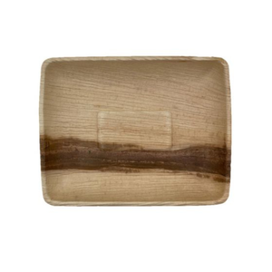 Assiettes rectangulaires en palmier d'arec en gros – Vaisselle jetable durable pour la restauration et les événements, provenant d'un exportateur indien - Product Image 1