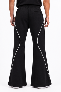 High Quality Flared Pants Wholesale Fashionable Blank Sweatpants Custom logo flare <b>men</b> <b>trouser</b> sweatpants new arrival casual - Product Image 4