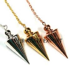 Pendule en laiton en métal en spirale Pendule en métal en laiton en gros Pendules de commande en or de qualité supérieure - Product Image 4