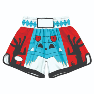 2026 New Arrival Men's Soft 100% Polyester Stretch Muay Thai Boxing Short Lightweight Sweat-Wicking Silk Satin Fighter Wholesale - Product Image 2