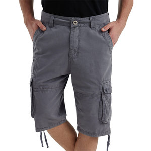 New Style Men's Cargo Shorts Streetwear Hip Hop Mid Waist Below Knee Length Multi Pocket Breathable Summer Men's Cargo Shorts - Product Image 1