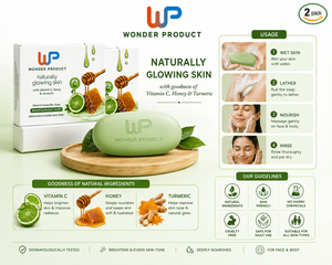Huile Corporelle Éclat Naturel Wonder Product avec Vitamine C, Miel, Curcuma et Crème Verte – Testée Dermatologiquement - Product Image 3