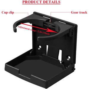 Porte-gobelet en plastique résistant aux chocs, fixation encastrée pour pont de bateau, porte-gobelet encastré pour boissons - Product Image 1