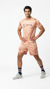 ชุดวอลเลย์บอลเสื้อและกางเกงขาสั้นลายจุดสีขาวบริสุทธิ์แบบขายส่งสั่งทำได้ตามต้องการ OEM ชุดทีมยืดหยุ่นสูง ชุดกีฬาแบบซับลิเมชั่น - Product Image 5