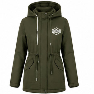 Chaqueta Parka de Invierno para Mujer, Gruesa, con Capucha con Ribete de Piel Sintética, Diseño Impermeable y Resistente al Viento para Nieve, Esquí y Senderismo - Product Image 1