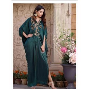 Ropa Islámica al por Mayor de Dubái, Abaya Musulmana para Mujer, Jalabiya Elegante y Modesta, Vestido Kaftan Maxi con Cintura Natural Ecológica - Product Image 1