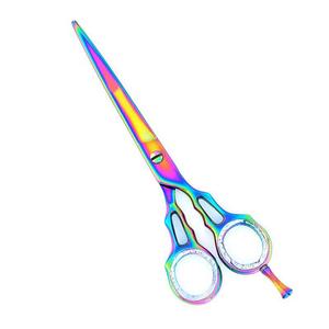 Ciseaux de coiffure professionnels Morje Surgical en acier inoxydable 4Cr13, manche moyen, lame tranchante, pour droitiers, légers - Product Image 2