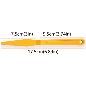 Set di 5 Raschietti in Plastica per Pellicole Oscuranti Finestrini Auto, con Gambo Flessibile e Guarnizione, Strumenti per l'Applicazione di Pellicole Oscuranti - Product Image 3
