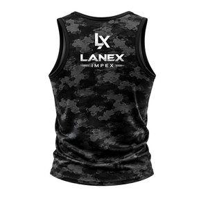 Custom Men's Black Camo Gym Tank Top Sublimation Fitness <b>Stringer</b> <b>Vest</b> Bodybuilding Sleeveless Workout Wear Training Sports - Product Image 3