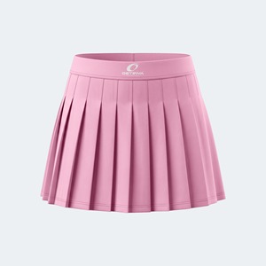 Lightweight Custom Logo Design Solid Colors Women's Tennis Mini <b>Skirt</b> Formal Spandex/Polyester <b>Elastic</b> <b>Waist</b> Breathable Quick - Product Image 2