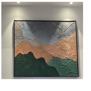 Handmade Hand-Painted Acrylic on <b>Canvas</b> Modern Minimalist Abstract Art with <b>Frame</b>-the ARTHUB by SHILPA RANDER - Product Image 4