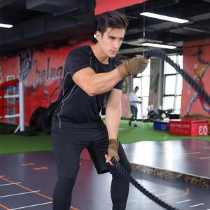 Nouveaux gants de musculation en cuir personnalisés à demi-doigts, respirants et durables, pour un usage unisexe en cyclisme et en salle de sport, Geo Brothers - Product Image 6