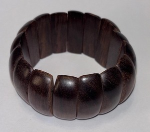 Handmade Polished Natural Wooden Pure Wood Eco-Friendly Elastic Bangle Modern <b>Boho</b> Style Trendy Everyday Luxury Belladec - Product Image 6