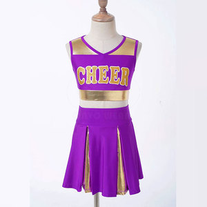 Uniforme de porristas personalizado con logo, de secado rápido, transpirable, profesional, de alta calidad, al por mayor, en venta. - Product Image 3