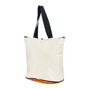 Bolsa de Lona Plegable Premium, Compacta y Reutilizable para Compras, Viajes, Uso Diario y Suministro al por Mayor - Product Image 4