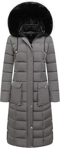 Women's Lightweight <b>Packable</b> Hooded Winter Quilted Puffer <b>Jacket</b> Detachable Sleeves Hat Zipper Closure Waterproof - Product Image 6