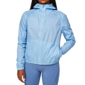 Veste de sport active imperméable à fermeture éclair noire personnalisable pour femmes, taille plus, longue, à capuche, coupe-vent pour la salle de sport, à porter en été et en hiver - Product Image 1