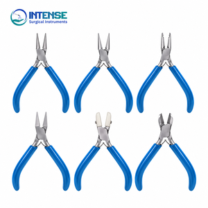 Wholesale Blue Handle Jewelry Making <b>Pliers</b> <b>Set</b> Professional Wire Bending Cutting and Craft Tools - Product Image 1