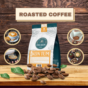 Mejor Precio, Café Robusta Premium Suave, 100% Granos Enteros, Tueste Italiano - Marca DALAKON, 250gr/Bolsa, Cafeinado para Cafeterías - Product Image 2