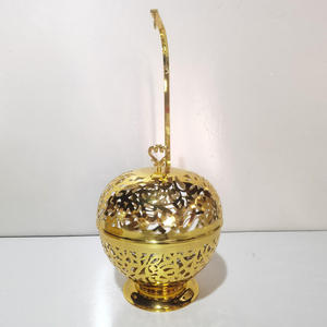 luxury Round Lattice Chafing Dish Stainless Steel <b>Buffet</b> Food Warmer Ornate Gold White Black Catering <b>Server</b> for Hotel - Product Image 1