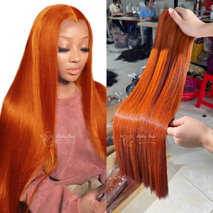 Extensiones de cabello humano recto de hueso de Vietnam de calidad superior, cabello de trama atado a mano, peluca de encaje HD prearrancada con precio de fábrica bajo - Product Image 5