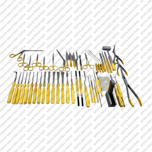 Ensemble d'instruments de chirurgie plastique réutilisables de qualité supérieure, 71 pièces, haute qualité, pour interventions de microchirurgie nasale, instruments de chirurgie plastique - Product Image 1