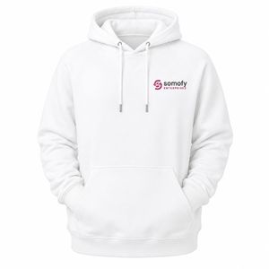 Sudadera con Capucha para Mujer Somofy Enterprises, 100% Algodón, Tejido de Punto, Logotipo Bordado con Impresión por Transferencia de Calor, Corte Regular - Product Image 3