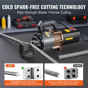 Tagliabarre Elettrico Idraulico Portatile ad Alta Potenza 2000W, Taglio in 3,5 Secondi # Componente Motore Principale Nuovo per Barre d'Armatura da 8, 4, 25mm - Product Image 6