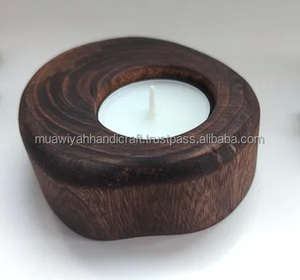 Bougeoir en bois de qualité supérieure Décoration intérieure durable et moderne à bas prix Agate par Muawiyah Handicraft - Product Image 5