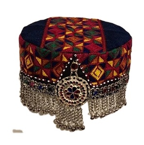Dernier design de chapeau afghan, fête, décontracté, couleur personnalisée, glands en acier réglables, couvre-chef féminin, chapeaux afghans - Product Image 1