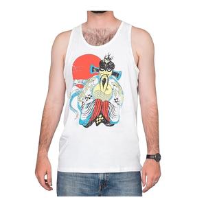 Luxury Men's 100% Cotton Breathable Eco-Friendly Single Jersey Tank Top Summer Casual Print Knitted Sleeveless Neck Best Price - Product Image 1