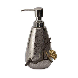 Made In India Brass Liquid Soap <b>Bottle</b> Brass Metal <b>Dispenser</b> for Bathroom Decorative Item at Lower Price - Product Image 2