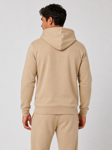 Mens soft zip hoodie created for warmth comfort and freedom of movement with a clean modern appearance for daily use OEM - Product Image 2