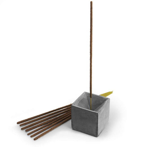 Brûleur d'encens indien Bakhoor de qualité supérieure, support moderne en métal Mubkhar, bois de santal, anti-odeur, coriandre, printemps-été - Product Image 4