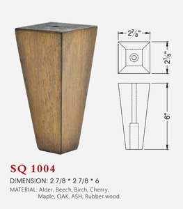Durable Wooden Square Sofa <b>Legs</b> Solid Wood Furniture <b>Legs</b> for Bed Cabinet <b>Table</b> OEM Factory Solid Wood Square Furniture <b>Legs</b> - Product Image 6