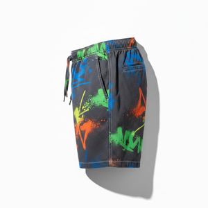 Shorts Métalliques Brillants pour Femme – Tenue de Festival Rave – Short Taille Haute Sexy pour Soirée – Short Laser Holographique - Product Image 1