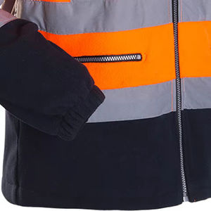 Sudadera de Seguridad Reflectante Económica OEM ODM de EE. UU., ANSI Clase 3, Impermeable, Alta Visibilidad, Logotipo Personalizado, Protección de Color - Product Image 4