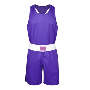 Shorts et gilets de boxe personnalisés en gros – Uniforme de boxe professionnel avec logo sur mesure, extensible, respirant, séchage rapide – Meilleures ventes - Product Image 2
