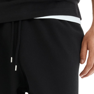 Pantalon de jogging décontracté unisexe en molleton doublé, coupe ample, taille élastique avec cordon de serrage, jambe large, pour le sport et la détente, vente en gros - Product Image 5