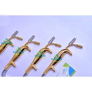 STAINLESS STEEL HIGH QUALITY FERRIERA STYLE RETRACTOR, WITH <b>FIBER</b> <b>OPTIC</b> <b>LIGHT</b> GUIDE - Product Image 3