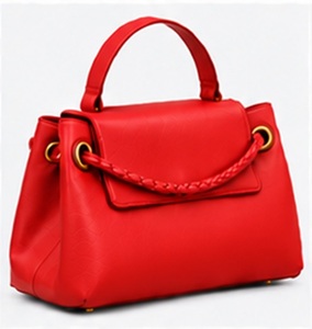 Sac à main élégant en cuir véritable de qualité supérieure pour femme, sac à bandoulière élégant pour tous les jours, grande capacité, bouton, OEM ODM - Product Image 5