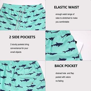 Shorts de bain à séchage rapide pour hommes, essentiels pour les vacances à la plage - Product Image 4