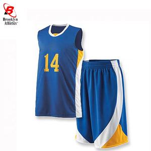 Uniforme de baloncesto personalizado de alta calidad con nombre de equipo, camiseta en blanco de malla sublimada, característica transpirable de talla grande - Product Image 1