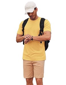 เสื้อยิมผ้าฝ้ายแบบกำหนดเอง เสื้อยืดออกกำลังกายทรงหลวมโอเวอร์ไซส์ แขนสั้นสำหรับผู้ชาย - Product Image 3