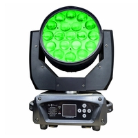 2024 Bestseller 19 x 15 W RGBW 4-in-1 Zoom-Wäsche led bewegter Kopf Aura bewegliches Licht