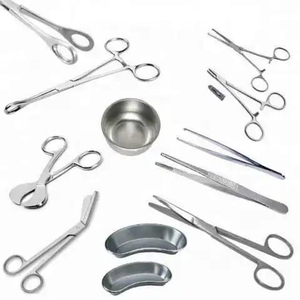 Dental Suture Practice <b>Kit</b> Complete <b>Suturing</b> <b>Kit</b> Including Manual Reusable Stainless Steel Preventive Instruments 7-Jaw - Product Image 1