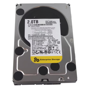 オリジナル2TB 3.5インチ SATA Re4-Gp メタルシェル 64MBキャッシュ 5400RPMクラス 内蔵HDD サーバーストレージ RAID NAS デスクトップ WD2002FYPS - Product Image 1