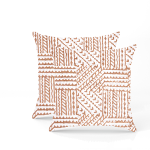 ปลอกหมอนผ้าฝ้ายพิมพ์ลายด้วยมือสำหรับโรงแรม ปลอกหมอนอิงผ้าฝ้ายตกแต่ง สิ่งทออินเดีย - Product Image 1